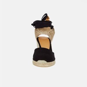 Castaner Espadrilles, canvas ankle wrap little to no outside wear.